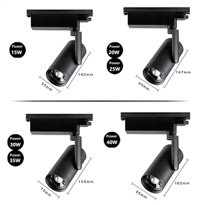 ไฟติดตาม LED แบบซูมได้25W 30W 35W 40W ไฟสปอตไลท์หรี่แสงได้ - Product Image 5