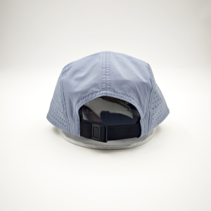 Gorras de Campamento de Algodón de 5 Paneles Personalizadas al por Mayor OEM con Logotipo de Parche de Goma Ajustable, Gorra Deportiva para Correr para Hombres y Mujeres, para Playa y Actividades al Aire Libre - Product Image 5