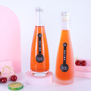 Vente en gros de bouteilles de vin en verre transparent pour <span class=keywords><strong>cidre</strong></span> champagne, cocktail d'eau minérale renforcé et scellé créatif de 330 ml 500 ml - Product Image 4