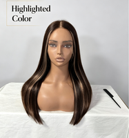 Peluca de Cabello Humano Virgen de Alta Calidad, Sin Procesar, Apta para Decoloración, Cabello Humano Real Liso, Pedidos al por Mayor Disponibles para Distribuidores