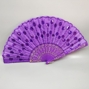 <span class=keywords><strong>Abanicos</strong></span> <span class=keywords><strong>de</strong></span> <span class=keywords><strong>Mano</strong></span> Plegables <span class=keywords><strong>de</strong></span> Plástico con Lentejuelas Bordadas Estilo Español, para Regalos <span class=keywords><strong>de</strong></span> Boda, Suministros para Espectáculos <span class=keywords><strong>de</strong></span> Danza - Product Image 5