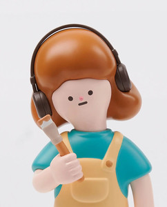 Figura de acción de vinilo premium, miniatura de chica con diseño artístico en 3D para exhibición coleccionable en el hogar - Product Image 4