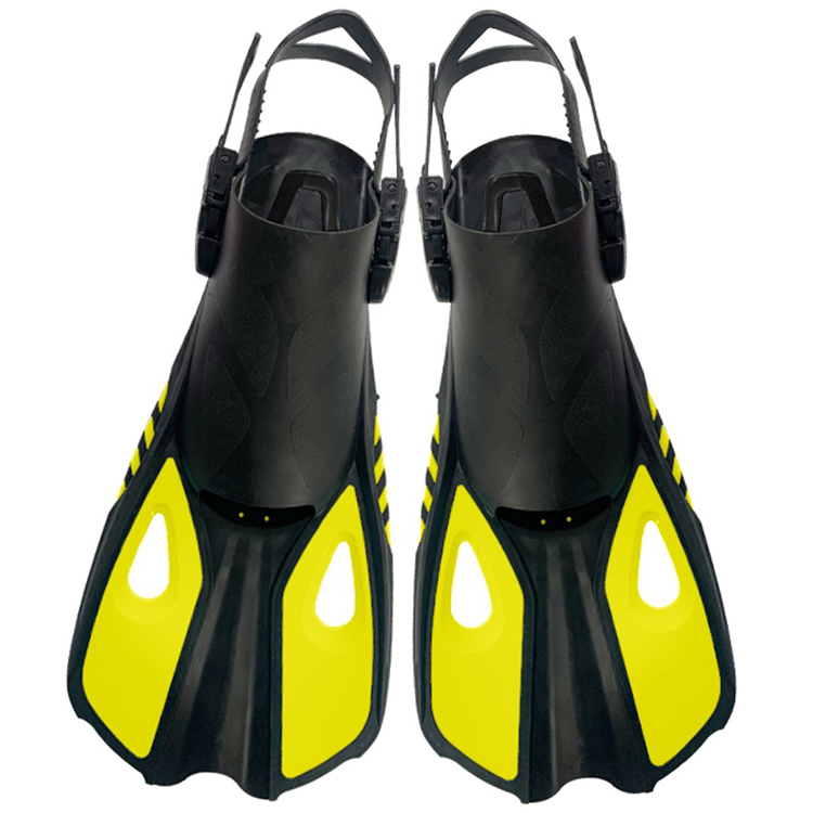 Palmes De Natation Courtes Réglables – Légères, Confortables Pour Piscine, Plongée, Apnée, Surf | Adultes, Voyage, Entraînement