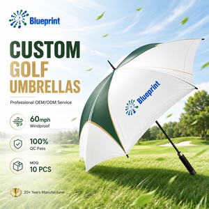 Paraguas de Golf de Cualquier Tamaño y Color, Apertura Automática/Manual, Resistente al Viento (60 mph), Marca Personalizada, 800 mm, Repelente al Agua, con Impresión de Logotipo - Product Image 1