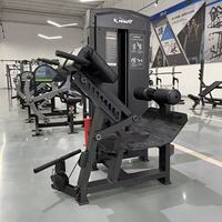 Machine d'extension dorsale professionnelle pour le bas du dos, le tronc et les fessiers, avec support intégré pour l'entraînement en salle de sport