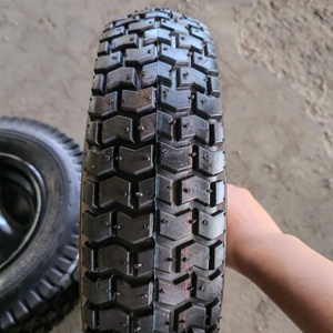 Heavy Duty 16inch Llanta Completa <strong>Wheels</strong> for Wheelbarrow 4.00-8 Tire Garden 8inch Triangle Metal Rim Pneumatic Rubber air <strong>Wheel</strong> - Product Image 6