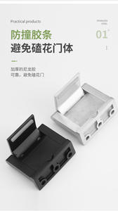 Loquet de porte intérieur antivol en acier inoxydable 304 pour salle de bain et chambre d'hôtel, avec système de verrouillage inversé, durable - Product Image 4