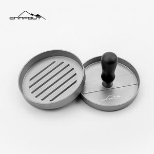 Presse à viande CAMPOUT pour le camping en plein air, 12 cm, en alliage d'aluminium, moule à galettes manuel, outil de cuisine pour la grillade - Product Image 3