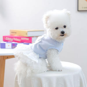 2025 Newest Autumn Winter Comfortable <strong>Pet</strong> Dog Princess Dress Clothes with Bowknot - Product Image 4