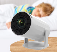 HY300 Pro Mini projecteur LED domestique 4K vidéo Full HD système d'écran miroir intelligent portable avec Wifi sans fil et support