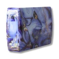 Bouteille de parfum OEM fabriquée en Chine verre pour bébé 30 ml Ambre givré carré 50ml Cologne bleu violet 100ml bouteille de parfum