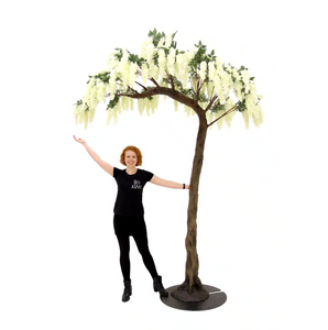 Tùy Chỉnh Kích Thước Màu Sắc 100% Handmade Lụa <span class=keywords><strong>Wisteria</strong></span> Hoa Cây Lớn Màu Trắng Hoa Arching <span class=keywords><strong>Wisteria</strong></span> Cây Cho Trong Nhà Trang Trí Nội Thất - Product Image 2