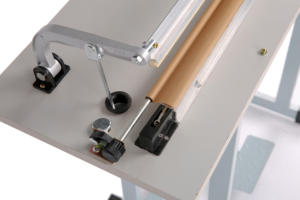 DUOQI SF-800 <span class=keywords><strong>semi</strong></span>-<span class=keywords><strong>automatique</strong></span> Machine à sceller à film thermique Pédale à pédale Type de passage Scelleuse à papier électrique de conception classique - Product Image 5