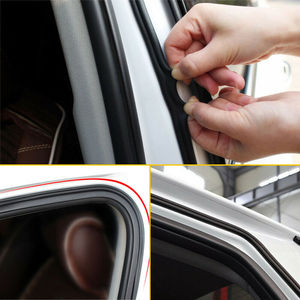 Auto Deur Afdichting Strip Rubber Weerstrip Rand Type Rubber Afdichting Auto Geluidsisolatie Terug Lijm Afdichting - Product Image 4