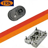 Moule d'injection plastique de précision TRK pour cavité de ventilateur, tolérance de lame de 0,003 mm, 100 000 pièces, écart de rotation de 0,005 mm, boîtiers de ventilateur fabriqués