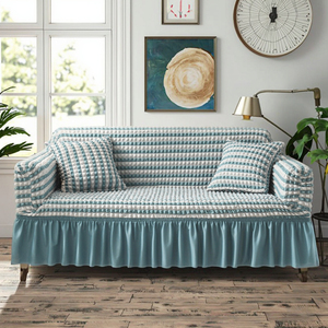 Source Usine Grille <span class=keywords><strong>À</strong></span> Bulles Housse De Canapé Haute Élastique Couleur Unie Housse De Canapé Jupe Quatre <span class=keywords><strong>Saisons</strong></span> Général Canapé Housse De Protection - Product Image 1