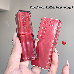 Gegebear OEM Lip Colorant Giữ Ẩm Lâu Dài Mùa Thu Và Mùa Đông Duy Trì Trang Điểm Độ Bão Hước Thấp Son Môi Tint - Product Image 4