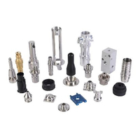 Pièces métalliques usinées CNC de précision, pièces de robot, usinage CNC 5 axes, pièces d'automatisation robotique en aluminium anodisé
