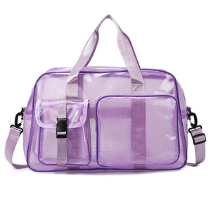 Sac de sport et de voyage de luxe en PVC personnalisé avec logo, imperméable, léger, créatif, pour activités de plein air, natation et gym - Product Image 4