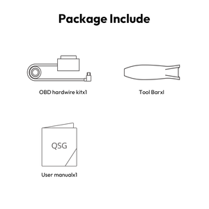 Kit de câblage OBD pour caméra embarquée, connexion filaire compatible avec le système DMS du smartphone, guide d'installation - Product Image 4