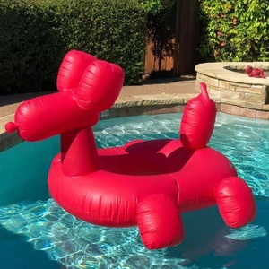 Jouets gonflables personnalisés pour piscine - Chien gonflable flottant mignon pour l'été, idéal pour les fêtes à la plage, jouets de piscine flottants pour adultes en extérieur - Product Image 2