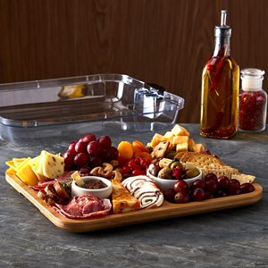 Carré en bois pour la maison épicerie fine casserole cuisine planche à découper <span class=keywords><strong>plateau</strong></span> de fruits collations en bois <span class=keywords><strong>fromage</strong></span> pain Dessert assiette à dîner - Product Image 2