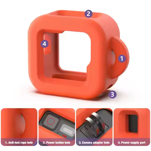 Kit d'accessoires de barre de flottabilité de boîte de flotteur de surf étanche pour <span class=keywords><strong>Gopro</strong></span> Hero 13 12 11 <span class=keywords><strong>10</strong></span> 9 noir - Product Image 6