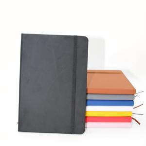 Black foderato A5 fascia elastica quaderno 160 pagine <span class=keywords><strong>medie</strong></span> 80 GSM di carta spessa carino stile magnetico diario con copertina in pelle - Product Image 4