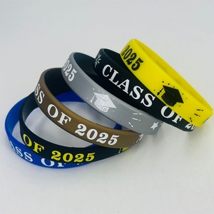 Class of 2025 Graduates Celebration Wrist Band Student Teacher <b>Memorial</b> Celebration Graduation Season Silicone Bracelet - Product Image 2