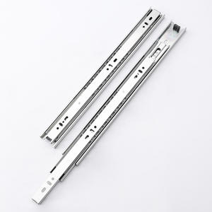 Фабричное производство 40 мм шариковый подшипник слайд холоднокатаная сталь 3 складных телескопических выдвижных ящиков - Product Image 5