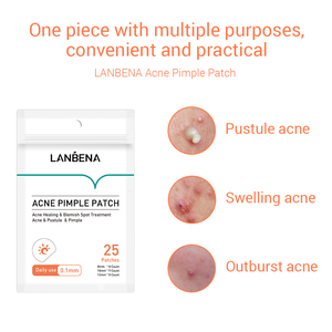แผ่นแปะสิว LANBENA ผลิตภัณฑ์ดูแลผิวจากธรรมชาติ สารสกัดจากทีทรี ช่วยลดรอยสิว ขนาด 0.1 มม. - Product Image 3