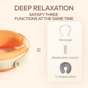 Home Use <b>Other</b> <b>Products</b> Portable Rechargeable Neck <b>Massager</b> Multi Color Kneading Pillow - Product Image 5