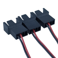 Hub Pemisah Kipas 3 Port, Kabel Kipas Molex 4Pin ke Triple 3/4Pin, Pengaturan Kecepatan Mode Ganda untuk Kipas Pendingin PC Desktop