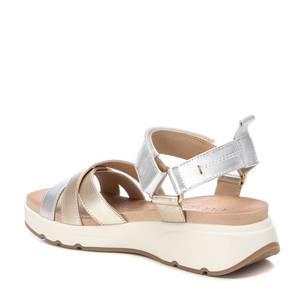 Carmela Women's Low <b>Sandal</b> Beige Platform Flat <b>Sandals</b> - Product Image 3