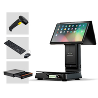 Terminal de point de vente Jinshijie Q201 Système Android Écran tactile capacitif Tout-en-un Wi-Fi 6 Bluetooth 5.2 Technologie NFC Processeur RK3568