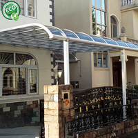 Auvents extérieurs Jardin Patio Couverture de toits en polycarbonate pour balcon