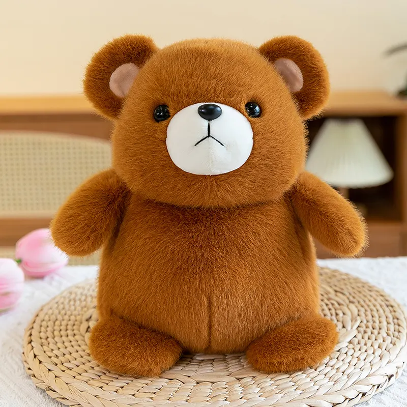 23cm animales de dibujos animados oso de peluche oveja elefante pollito juguete de peluche suave bebé dormir muñeca