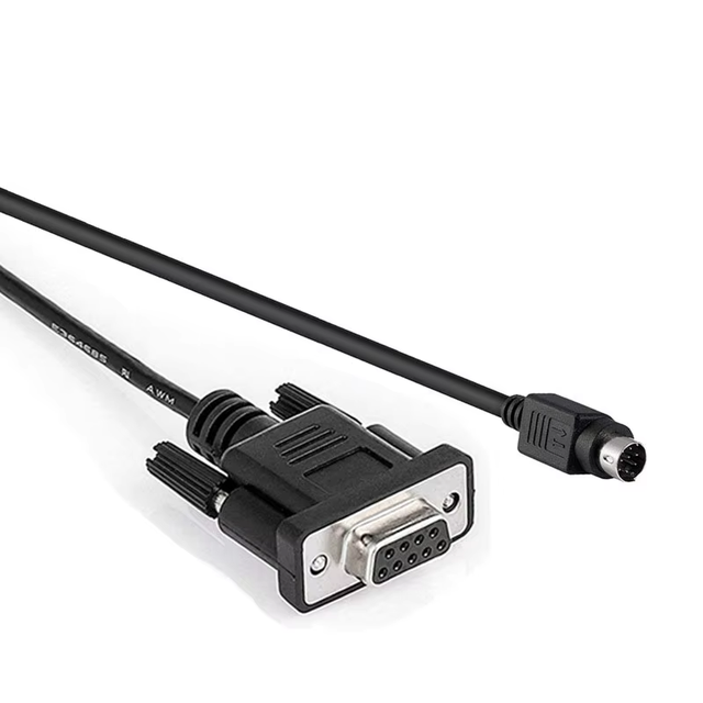 MINI DIN 8PIN Male/Female to DB9 Male/female RS232 signal switching cable