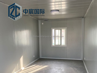 Maison préfabriquée modulaire personnalisée Zhongchen de 20 pieds, OEM ODM, bureau portable pouvant servir de toilettes, de magasin ou de dortoir