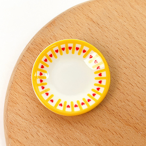 Novedades en Platos Decorativos de Resina Plástica con Diseño Floral, Coloridos y Surtidos, Mini Platos de Frutas para Manualidades, Proyectos de Casa de Muñecas y Accesorios de Bricolaje - Product Image 5