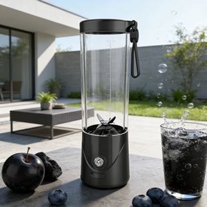 Licuadora Portátil para Auto y Exteriores, 550 ml, Manos Libres, USB, Batería de Larga Duración de 2000 mAh, Uso con un Solo Toque, Libre de BPA, 6 Cuchillas SUS304, Modo Turbo - Product Image 3