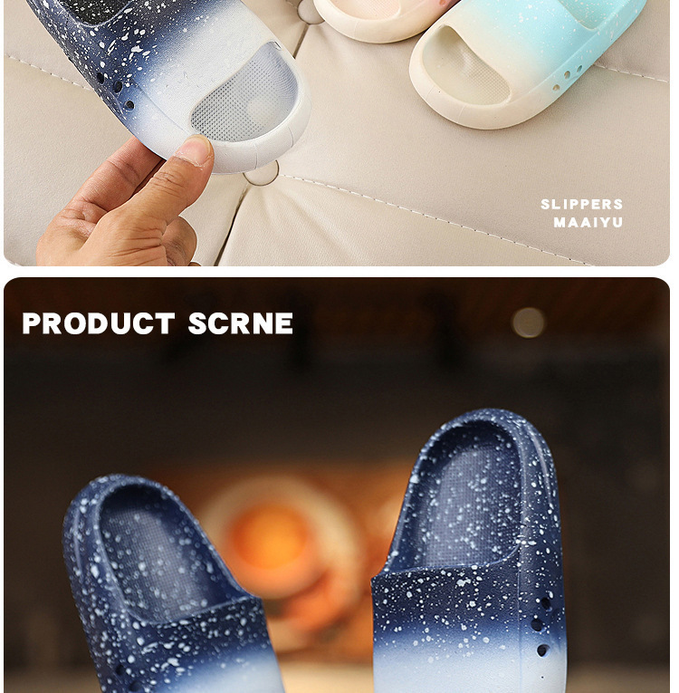 Children Summer Beach Shoes Anti-slip Rubber Slides Slipper Kids Slippers Cartoon Indoor Shoes