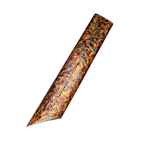 High-end Handle Chinese Traditional Lacquer Kitchen Knife Handle Exquisite Auspicious Cloud Pattern Handmade DIY Accessories