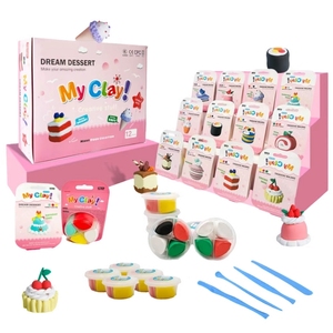 Kit de Pâte à <span class=keywords><strong>Modeler</strong></span> Ultra-Légère DIY 2026 – Collection Desserts Rêveurs – Argile Colorée Éducative et Sûre pour Enfants de 3 Ans et Plus - Product Image 1