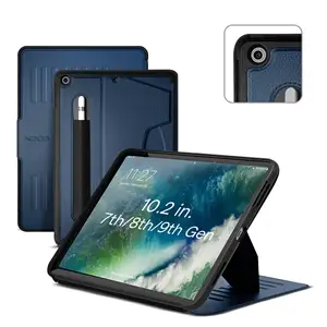 2023新しいスリム、磁気ドック、スリープ/ウェイク10.2インチ第7/第8/第9世代 (2021/2020/2019) iPadケース
