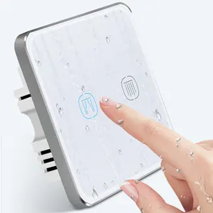 110v 220v Kein neutraler & neutraler Draht 1/2/3/4 Gang Tuya WLAN Licht-Schalter mit RF433 elektrische Wand intelligenter Touch-Schalter