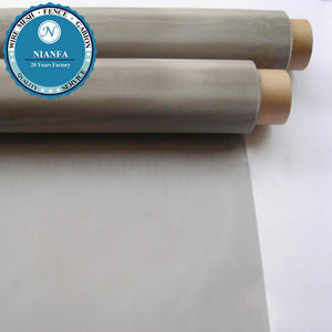 Pantalla de tejido liso de malla de alambre de metal cuadrado de acero inoxidable 304 316 en técnica tejida de precio moderado - Product Image 3