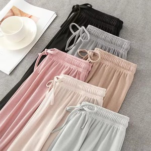 Pantalones de Poliéster Impermeables de Corte Bootcut de Cintura Alta, Holgados, Formales, Lavados a la Piedra, Ecológicos, para Mujer, Verano, Alta Calidad - Product Image 6