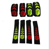 En471/2 salut viz réfléchissant haute lumière couleur tissu élastique brassard en cours d'exécution cyclisme réglable réflecteur brassard