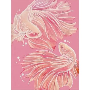 Peinture Diamant DIY 40x30cm sur Toile, Style Américain, Décorative, Perles, Très Demandée pour Adultes avec Motifs Animaux - Product Image 1